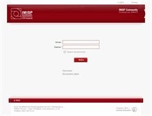 Tablet Screenshot of community.imisp.ru